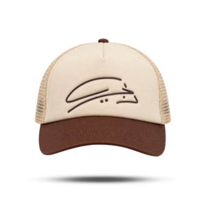 Dubai Big Signature Beige Cap floating