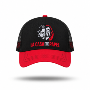 La Casa De Papel Black Cap Front floating