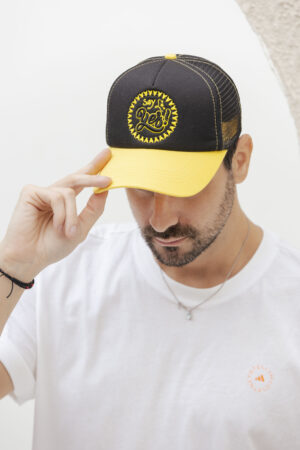 Say Yes Black & Yellow Cap