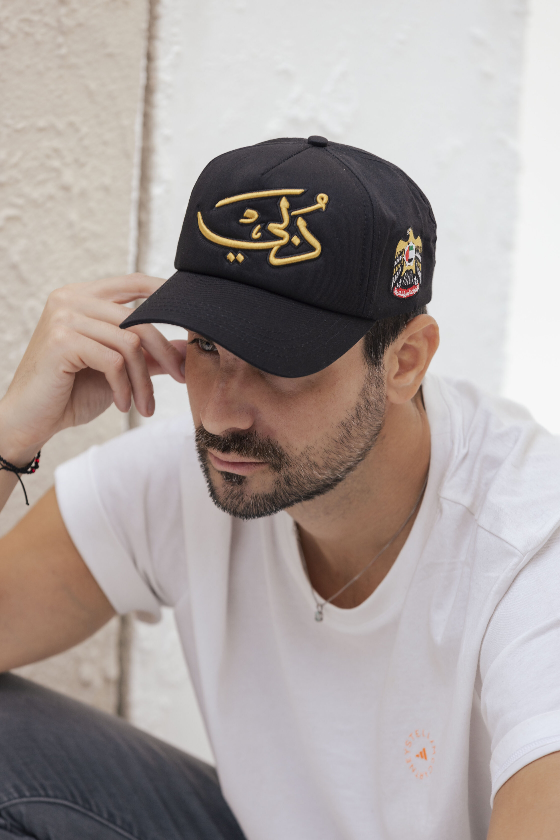 Dubai Black Fabric Cap (2)